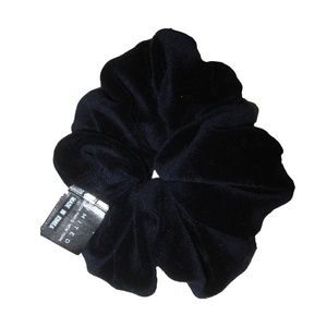 Limited Navy Velour Hair Scrunchie NWT
